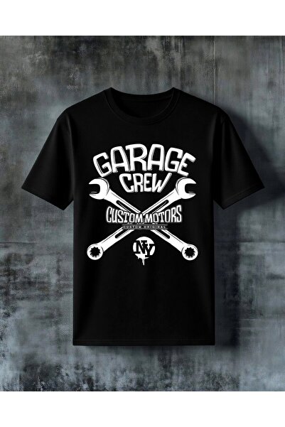 COMVİCHO Custom Motors Printed Oversize T-Shirt