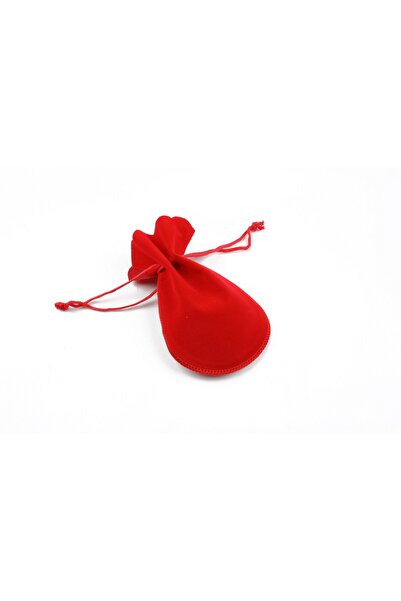 Saculet Saculeti din catifea rosie 8x12cm (50 bucati/set)