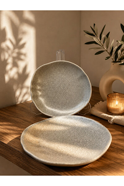 Choice 2'Lİ Sahara Tone Oval Tabak 15 cm TATLI/MEZE/ATIŞTIRMALIK/küçük servis...