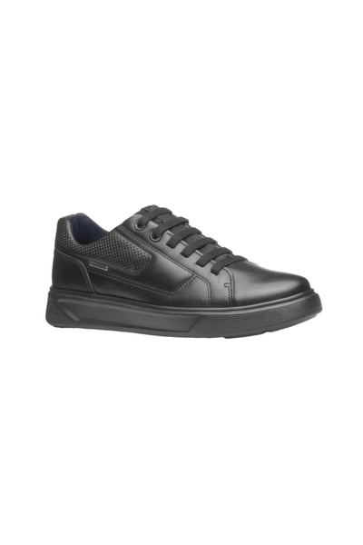 Pegada 110923-05 Δερμάτινα Ανδρικά Sneakers σε Μαύρο Χρώμα