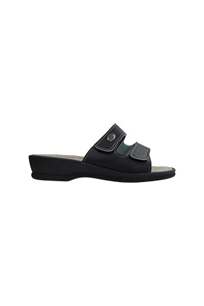 SAYYORA BIG SHOES Big Shoes 552-01 Γυναικεία Ανατομική Παντόφλα σε Μαύρο Χρώμα