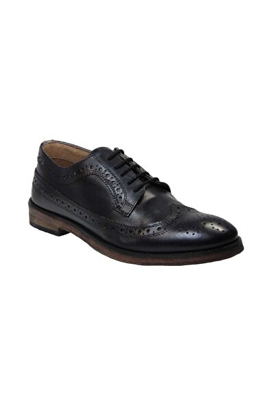 Frank Wright W826 Oxford Δερμάτινο Μαύρο