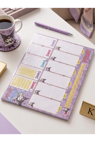 GiFi Kuromi & Hello Kitty Licensed A4 Planner 29.5X21 cm