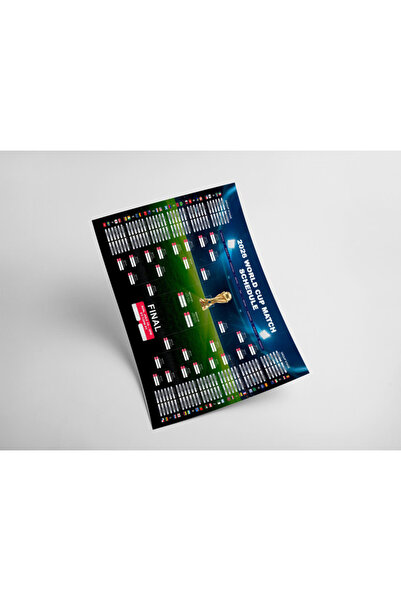 Boomah Accessories 2026 FIFA World Cup Match Schedule Poster A3 Size ( PRINT ...