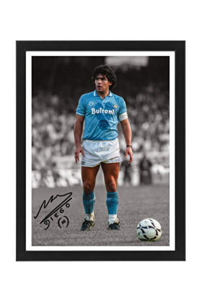 Boomah Accessories Diego Maradona Framed Poster 30x40cm – Napoli Legend Footb...