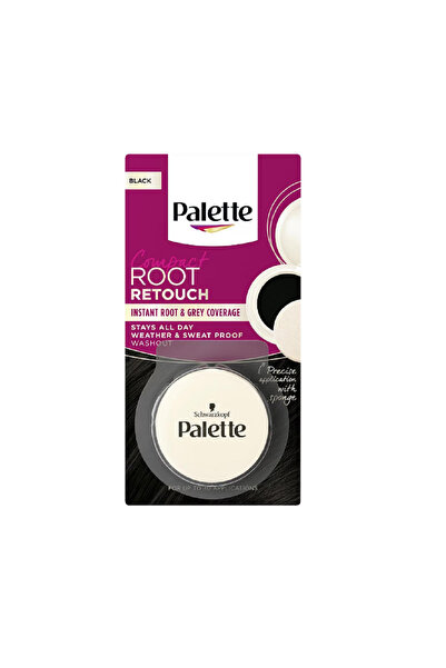 Palette Compact Root Retouch Instant White Hair Concealer, 1-0 Black, 3 g