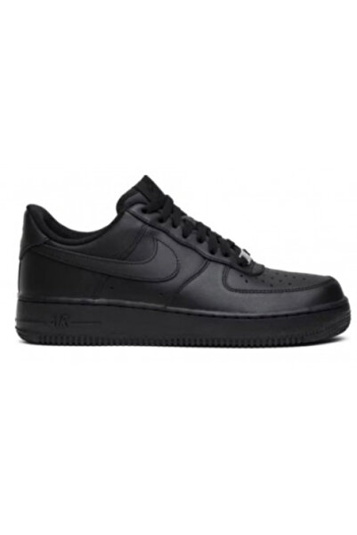 BRACCIO Air Force 1'07 Black Leather Sneaker