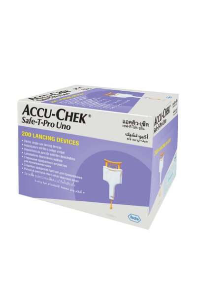 ACCU CHECK Accu-Chek Safe-T-Pro Uno Sterile Single Use Lancets For Diabetic B...