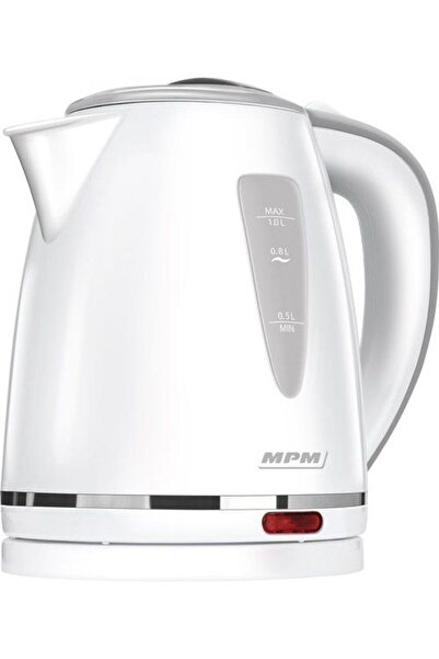 MPM Cordless kettle 1,0l White MCZ-64