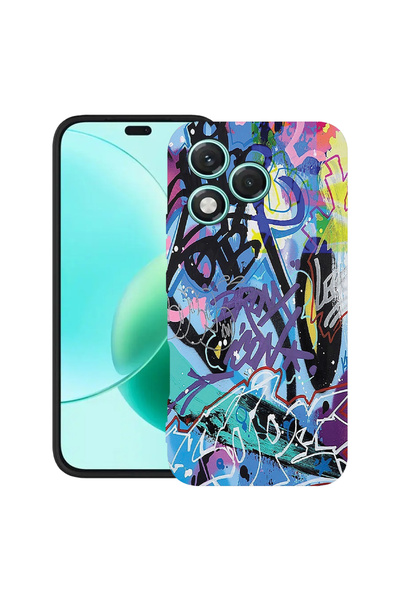 bestcase Husă TPU Ultra Subțire pentru Honor 600 Lite, Graffiti, 3143710 B 1184