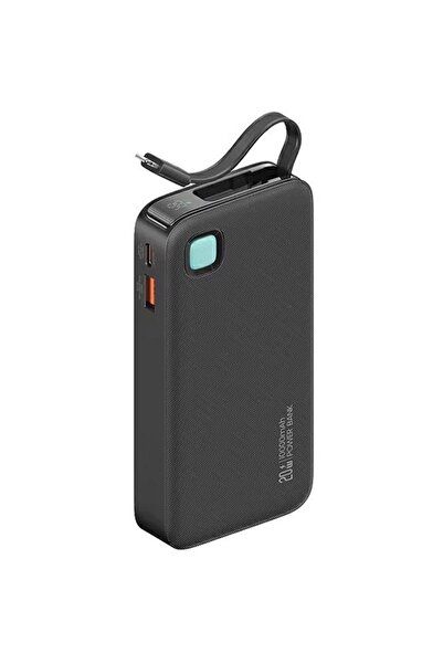 Usams Powerbank cu cablu retractabil Lightning 10000 mAh PD 20W Încărcare rap...