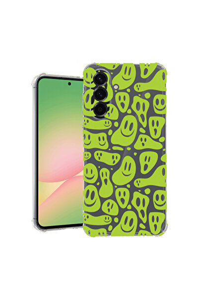 bestcase Husă Antișoc pentru Samsung Galaxy A37 5G, Green Acid Smiley, 312836...