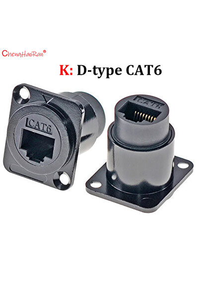 Choice7 K D-type CAT6 ChengHaoRan 1PC Metal D Type Module RJ45 CAT6 USB 3.0 2...