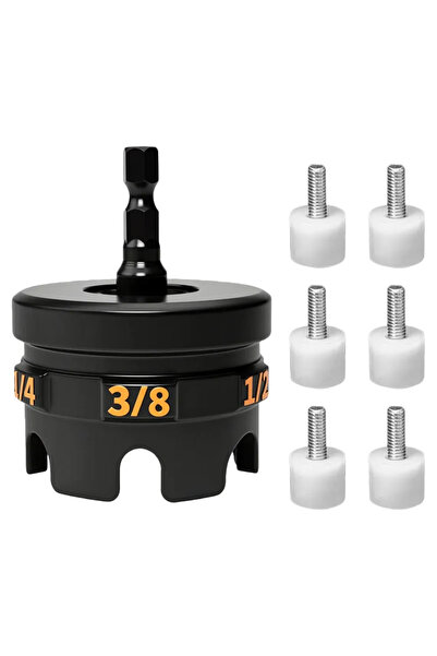 Choice Style A Metal Nuts Zipper Drill Attachment Tool Kit for 1/4in 3/8in 1/...