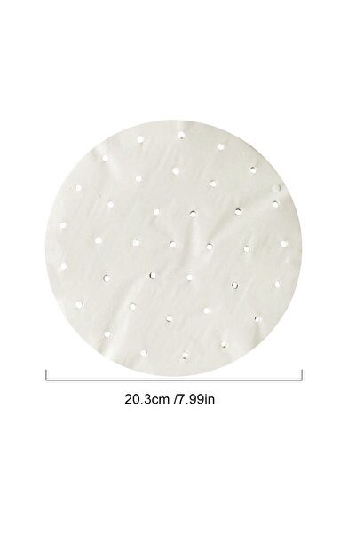 Choice4 8in 100Pcs New 4/5/6/7/8in Steamer Paper Disposable Round Bread Baker...