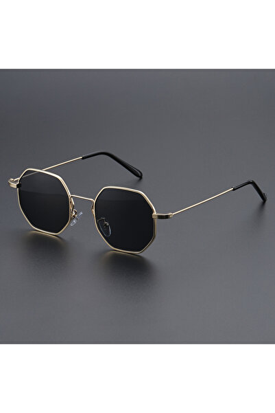 Choice Gold Men's classic geometric frame fashion glasses, suitable for holid...