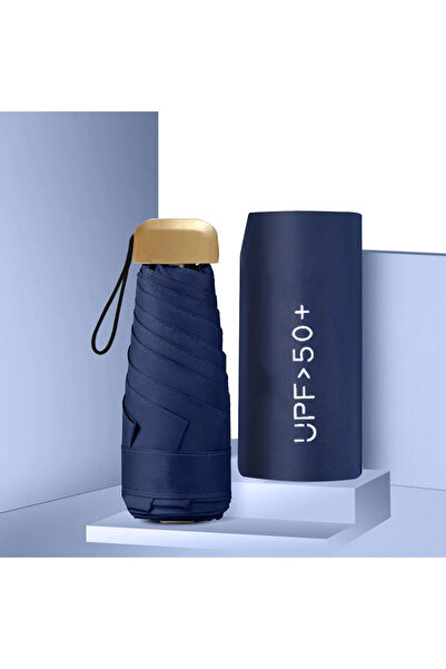 Choice8 Blue Ultra light mini women's 50 fold sun umbrella, sun protection an...