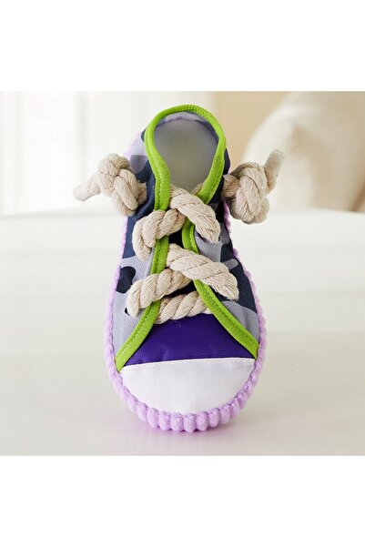 Choice1 Purple Dog Squeaky Toy Dog Toy Shoes Puppy Bite Resistant Chew Teeth ...