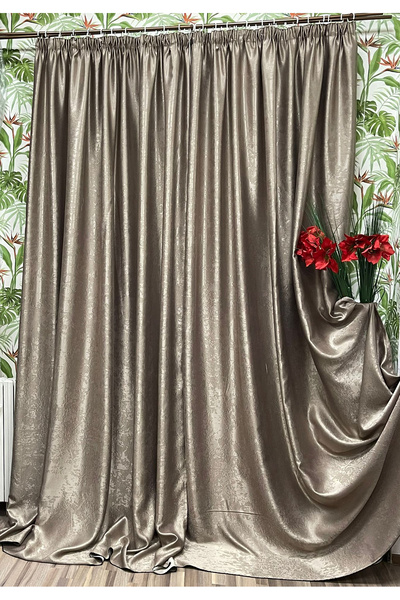 Liz Line Set of two blackout curtains, with drapes, 350x245cm, various colors...