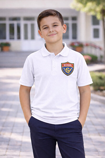 OEM Tricou polo copii școală