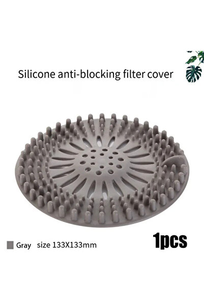 choice2 gray-1pcs Sewer filter hair floor drain bathroom anti hair kitchen to...