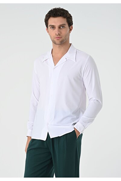 S13 Store Slim Fit Apaş Yaka Erkek Gömlek