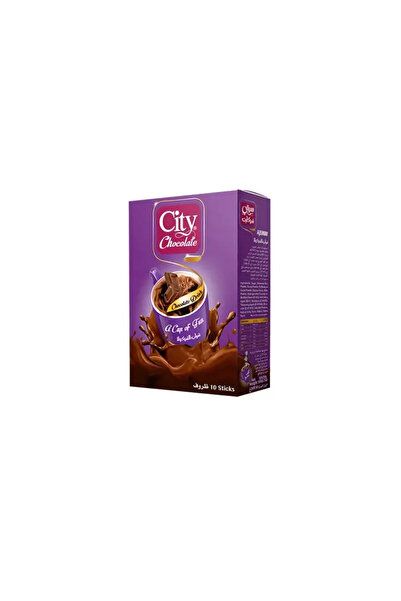 City Cafe بودرة شوكولاتة سيتي كافيه 10x20 جم + 2 مجانًا