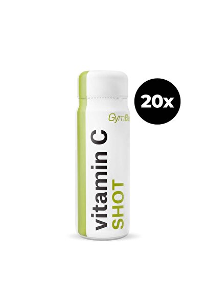 GymBeam Shot de Vitamina C 20 x 60 ml lămâie-lime