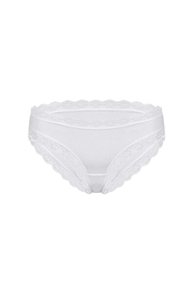 Bolero Kadın Premium Lyocell Slip Beyaz