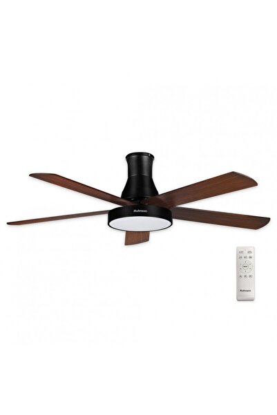 ROHNSON Ventilator de tavan R8155, 65W, luminositate LED maximă, diametru 132...