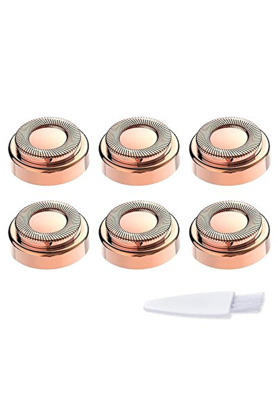 Choice5 Rose Gold 6PCS Brush Women's Facial Hair Removal Device Replacement H...
