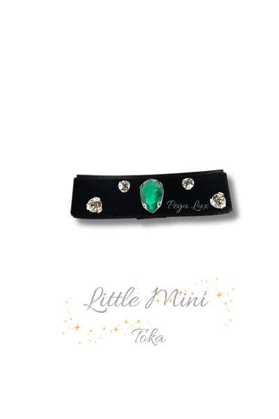 pegu baby collection Catarame din catifea Littie Mini Lux cu piatră, 1 bucată...