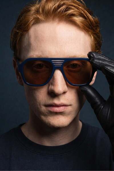 Bilge Karga Argoz Navy Brown Men's Sunglasses