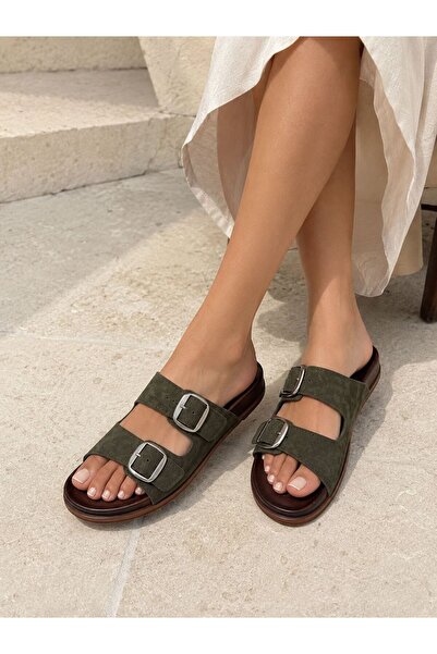 St.Poll Double Belted Women's Daily Stylish Slippers