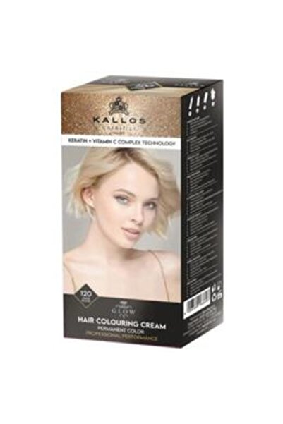 Kallos Vopsea Permanenta - Glow Long Lasting Cream Hair Colour, nuanta 120 Bl...