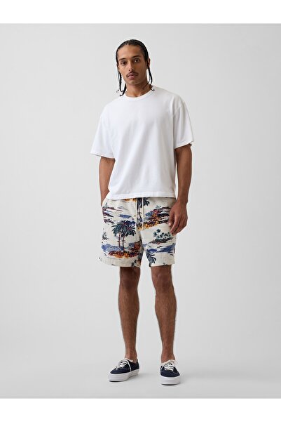 GAP Erkek Kırık Beyaz 6" Relaxed Mayo
