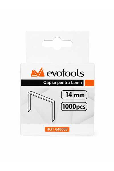 Evotools Capse Lemn (1000 bucati) / H[mm]: 14; G[mm]: 1.2