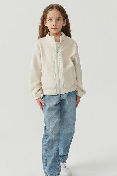 PAULMARK Girl's Zippered Thin Coat