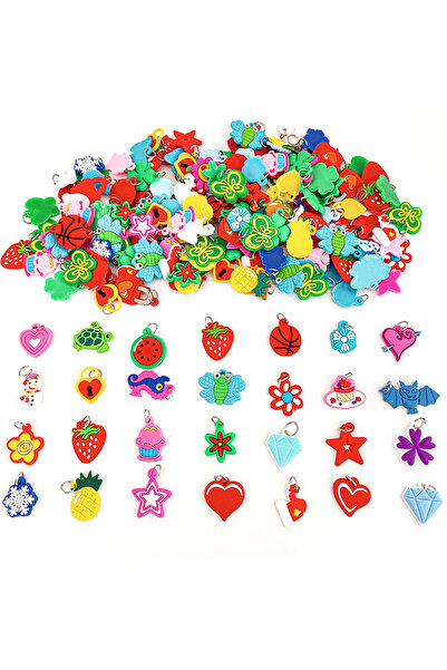 Choice MULTI 10Pcs Random Resin Cartoon Charms Cute Pendant For DIY Loom Band...