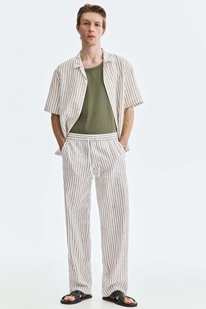 H&M Relaxed Fit Linen-blend trousers