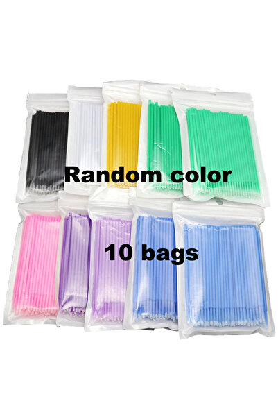 choice2 10 bags Random color 100-1000Pcs Disposable Micro Brush Mascara Wands...