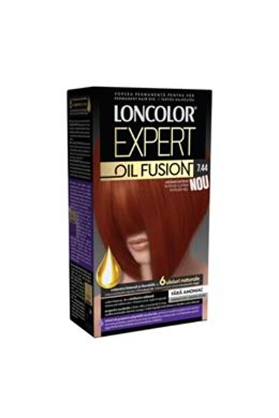 Loncolor Vopsea de Par Permanenta Fara Amoniac - Expert Oil Fusion, nuanta 7....