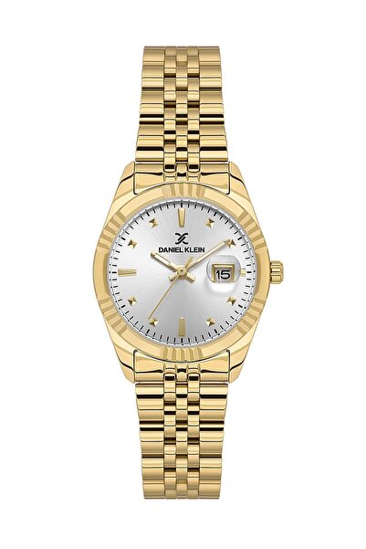 Daniel Klein Gold Color 30 mm Women's Wristwatch with Gift Packaging