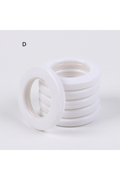 choice2 20Pcs White 20Pcs Curtain Grommets Curtain Buckle Rings Round Curtain...