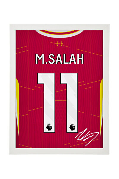 Boomah Accessories Mo Salah Liverpool Shirt Autographed Framed Poster 30x40cm...