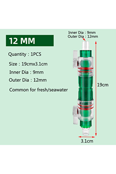 Choice 1Pcs 12mm 12/16mm Aquarium Water Control Valve Hose Double Tap Quick R...