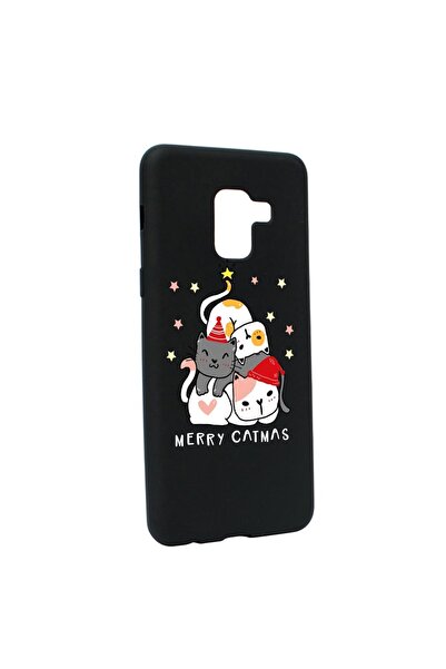 bestcase Silicone Case Compatible with Samsung Galaxy A5 2018, Merry Catmas, ...
