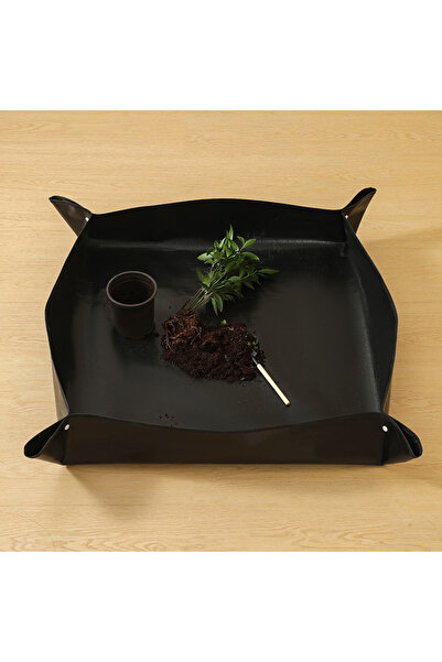Choice Black 100X100cm Plant Repotting Mat, Waterproof Transplanting Mat, Ind...