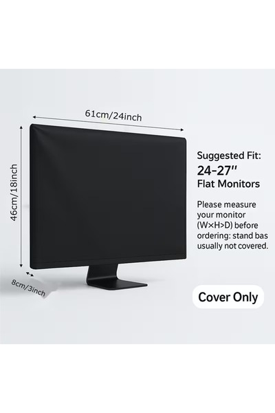 Choice1 61x46x8cm Computer Monitor Dust Cover Effectively protects against du...