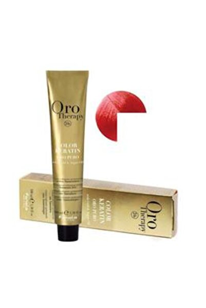 Fanola Vopsea Demi-permanenta Oro Therapy Color Keratin 7.606 Blond Rosu Apri...